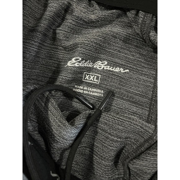 Eddie Bauer Joggers Mens XXL Gray / Charcoal Pockets Taper Sweatpants - Picture 1 of 7